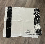 Lulujo "Baby's First Year' blanket & card set