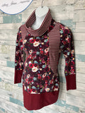 Nursing sweater tunic