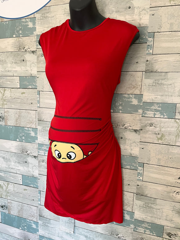 Maternity costume-themed dress