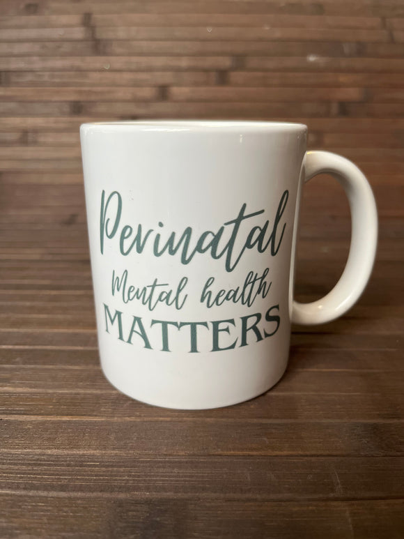 Perinatal Mental Health mug, white