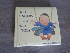 "Ten Little Figers & 10 little toes" toddler book