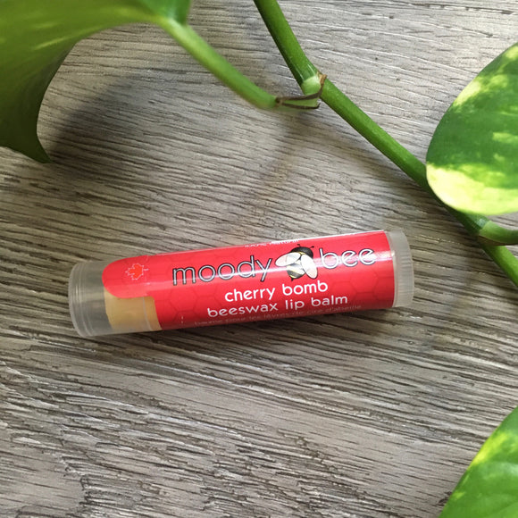 Moody Bee lip balm - cherry bomb