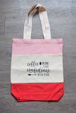 Mama Buzz Tote Bag - "Coffee in one hand confidence in the other"