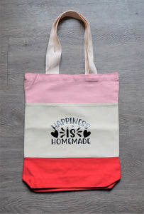 Mama Buzz Tote Bag - "Happiness is homemade"