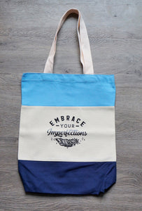 Mama Buzz Tote Bag - "Embrace your imperfections"